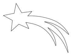 Shooting Star Coloring Pages Pdf, Free Vectors File